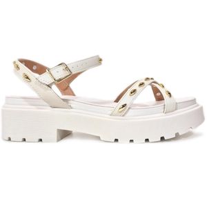 Sandália  Flatform Vizzano com Detalhes Feminina Cinza