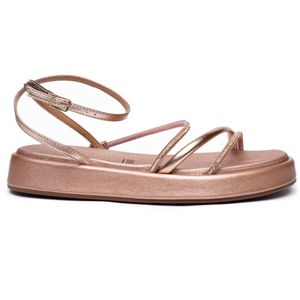Sandália Vizzano Flatform  Plana Feminina Dourada