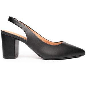 Scarpin Vizzano Salto Bloco Feminino Preto