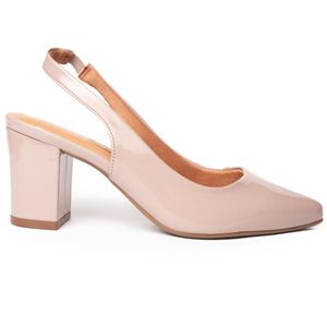 Scarpin Vizzano Salto Bloco Feminino Rosa Claro