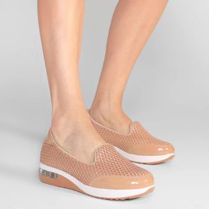 Tênis Slip On Modare Tela Sport Feminino Bege