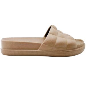 Chinelo Slide Moleca EVA Feminino Bege