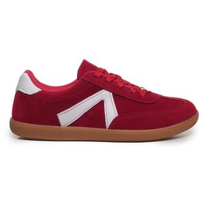 Tênis Vizzano Clássico Nobuckado Feminino Vermelho