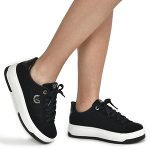 Tênis Casual Via Marte Nobuck Feminino Preto