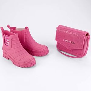 Bota Infantil Barbie Love Bag Grendene Kids  Rosa