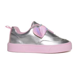 Tênis Casual Funfeet Analú Infantil Prata