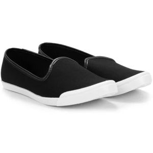 Tênis Slip On Moleca Liso Feminino Preto
