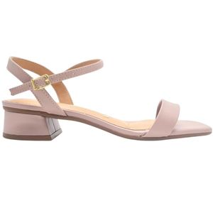 Sandália Vizzano Salto Bloco Casual Feminina Rosa