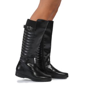 Bota Cano Longo Mooncity Feminina Preta