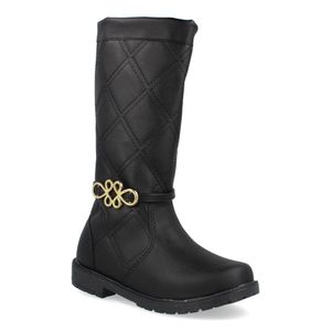 Bota Cano Longo Mshuz Infantil Preta