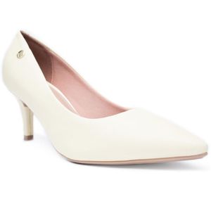 Scarpin Vizzano Salto Médio Feminino Amarelo