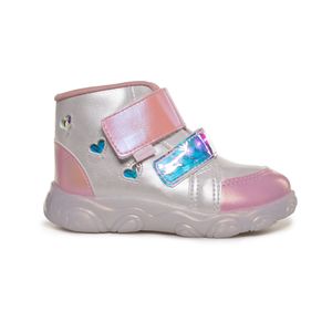 Tênis Pampili Infantil Rosa Holográfico