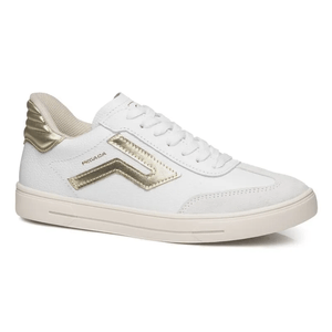 Tênis Pegada Casual Burnished Munique Feminino Branco