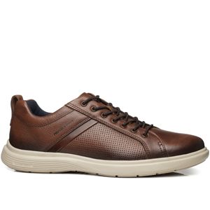 Sapatênis em Couro  Pegada Masculino Marrom