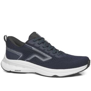 Tênis Esportivo Pegada em Tecido Masculino Marinho
