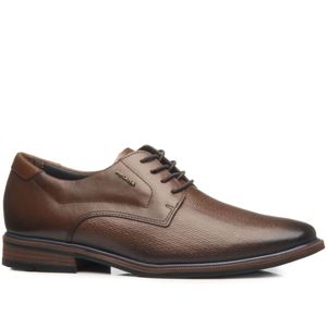 Sapato Social Pegada em Couro Masculino Marrom