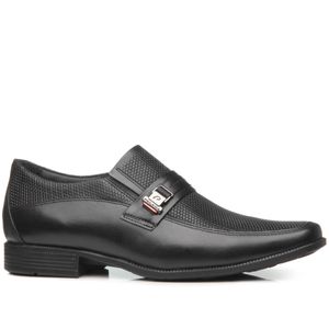 Sapato Social Pegada em Couro Masculino Preto