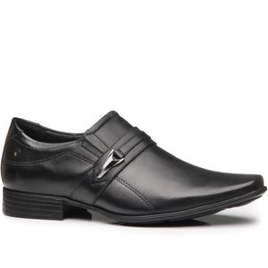 Sapato Social Pegada em Couro Masculino Preto