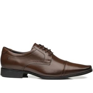 Sapato Social Pegada em Couro Masculino Marrom