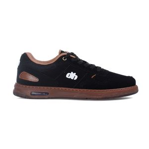 Tênis Skate Done Head Preto e Castanho Masculino
