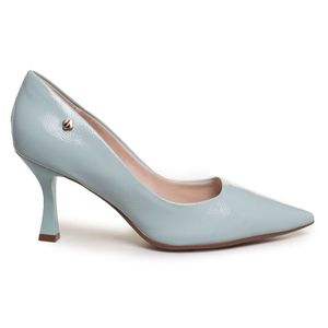 Sapato Feminino Scarpin Classic Bebece Azul Claro
