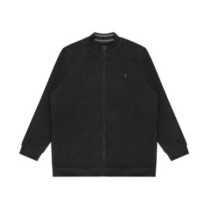 Jaqueta Masculina Plus Size Moletom Diametro Cinza