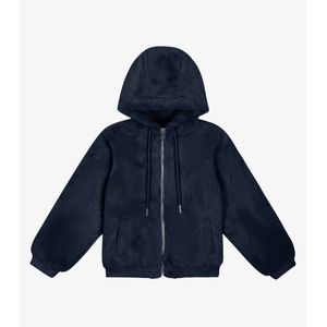 Jaqueta Infantil Feminina Com Capuz Trick Nick Azul