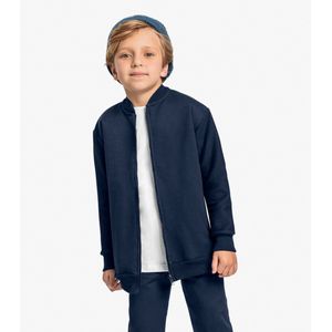 Jaqueta Infantil Masculina Bomber Trick Nick Azul