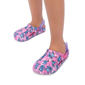 Babuche Grendene Kids Disney Stitch Fun Print Infantil Rosa