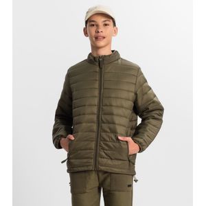 Jaqueta Puffer Juvenil Masculina Minty Verde
