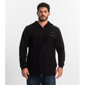 Jaqueta Masculina com Capuz Em Moletom Diametro Preto