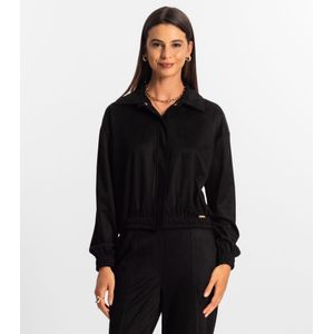 Jaqueta Suede Feminina Rovitex Preto