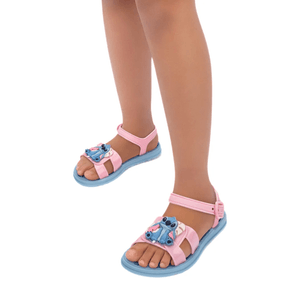 Sandália Azul Grendene Kids Stitch Pet Shop Infantil