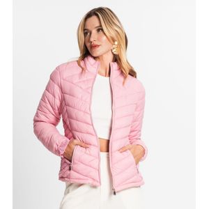 Jaqueta Puffer Feminina Endless Rosa