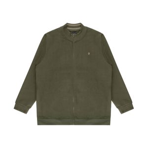 Jaqueta Masculina Plus Size Moletom Diametro Verde