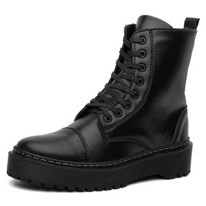 Bota Coturno Hfast Shoes Tratorada Feminina Preta