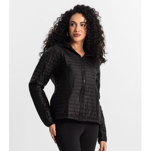 Jaqueta Feminina Com Capuz Rovitex Preta