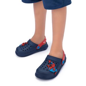 Babuche Grendene Kids New Step Marvel Infantil Marinho