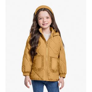 Jaqueta Com Capuz Trick Nick Infantil Amarela