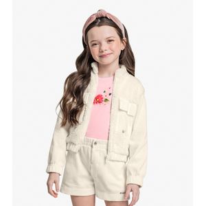Jaqueta Infantil Trick Nick Bege