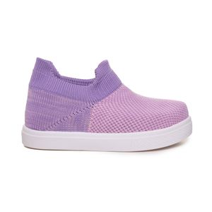 Tênis Molekinha Slip On Infantil Lilás