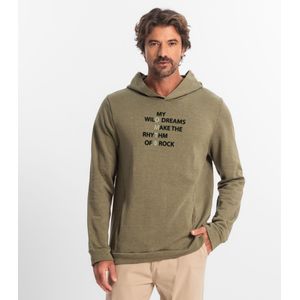Blusão Masculino Moletom Com Capuz Diametro Verde