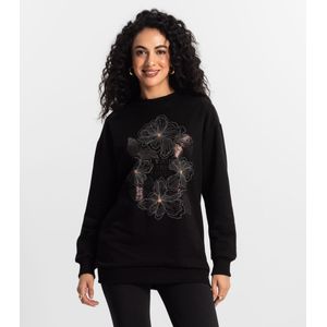 Blusão Alongado Feminino Rovitex Preto