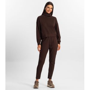 Conjunto Blusão com Calça Feminino Rovitex Marrom