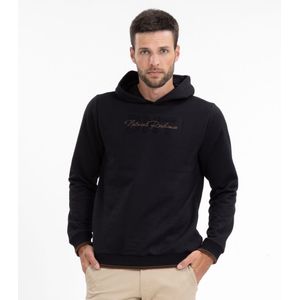 Blusão Masculino Com Capuz Moletom Diametro Preto