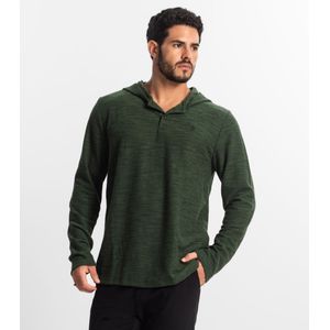 Blusão Masculino Com Capuz Maquinetado Diametro Verde