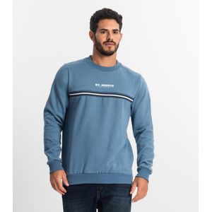 Blusão Masculino Em Moletom Diametro Azul