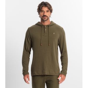 Blusão Masculino Com Capuz Diametro Verde