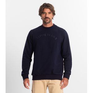 Blusão Masculino Em Moletom Diametro Azul