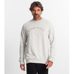 Blusão Masculino Em Moletom Diametro Cinza